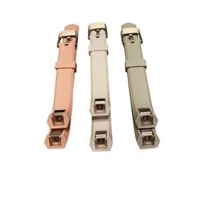 3 Pack Replacement Bands for Fitbit Alta & Alta HR Silicone Wristband Pink White